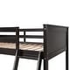 preview thumbnail 44 of 50, Modern Twin Size Wooden Loft Bed With Shelves and Desk,Solid Construction