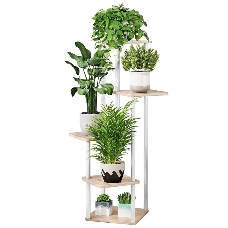 Plant Stand 5 Tier Indoor Metal Flower Shelf,5 Tier