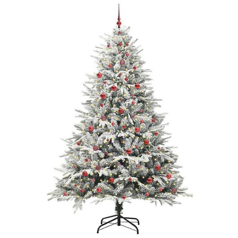vidaXL Artificial Christmas Tree Green 47.2" PVC