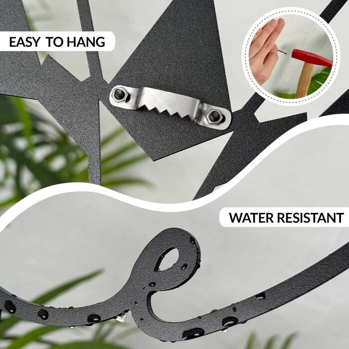 Blumen 3 Piece Vase Metal Wall Art