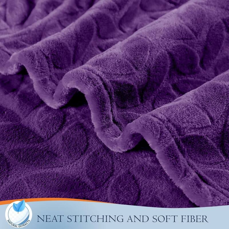 Walensee Fleece Throw Blanket Soft and Lightweight for Couch, Sofa, Bed and Lounge Chair, 50"x60"