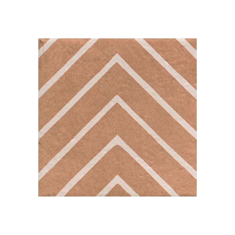 Verity Woven 8x8 Matte Porcelain Encaustic Tile - Floor, Wall, Backsplash