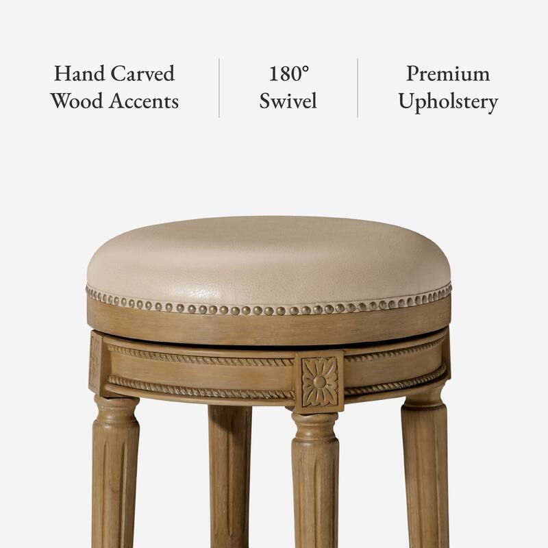Maven Lane Pullman Backless Swivel Kitchen Stool