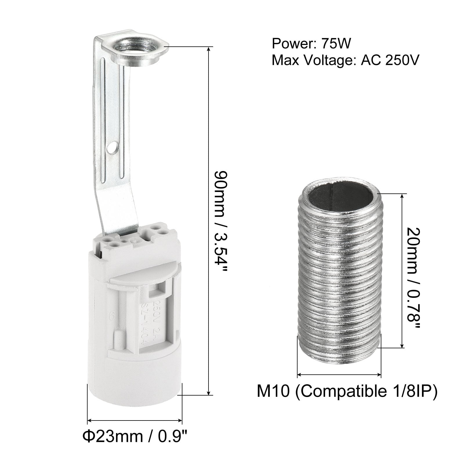 Plastic light bulb holders hot sale