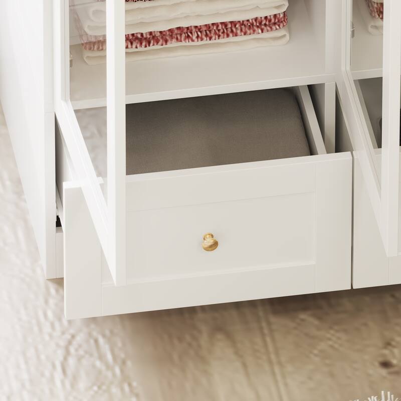 Storage Armoires Modular Wardrobe Collection Combo Cloest Cabinet