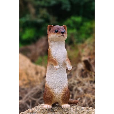 Standing Least Weasel Statue