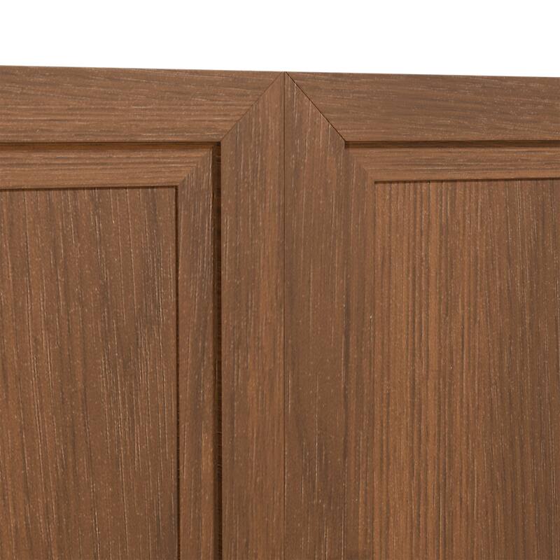 Dovelina Sideboard Buffet Storage Cabinets with Adjustable Shelves,Wooden Door - 62"Lx31"H