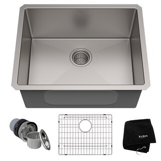 Kraus 23-inch Undermount Single Bowl Kitchen Sink