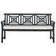 preview thumbnail 4 of 11, SAFAVIEH Outdoor Del Mar 3-Seat Bench with Cushion
