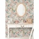 preview thumbnail 4 of 7, Disney Princess Blush Watercolor Floral Peel and Stick Wallpaper by RoomMates
