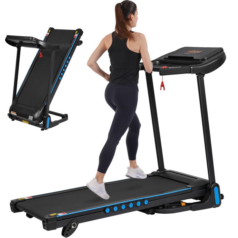 Incline Treadmill for Running & Walking, 3.0 HP Treadmills, 350 lbs Weight Capacity Hydraulic System Auto-Folding Treadmill