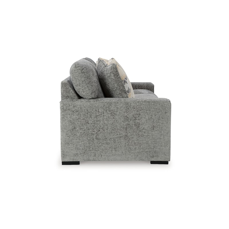 Signature Design by Ashley Dunmor Gray Sofa - 96"W x 45"D x 42"H