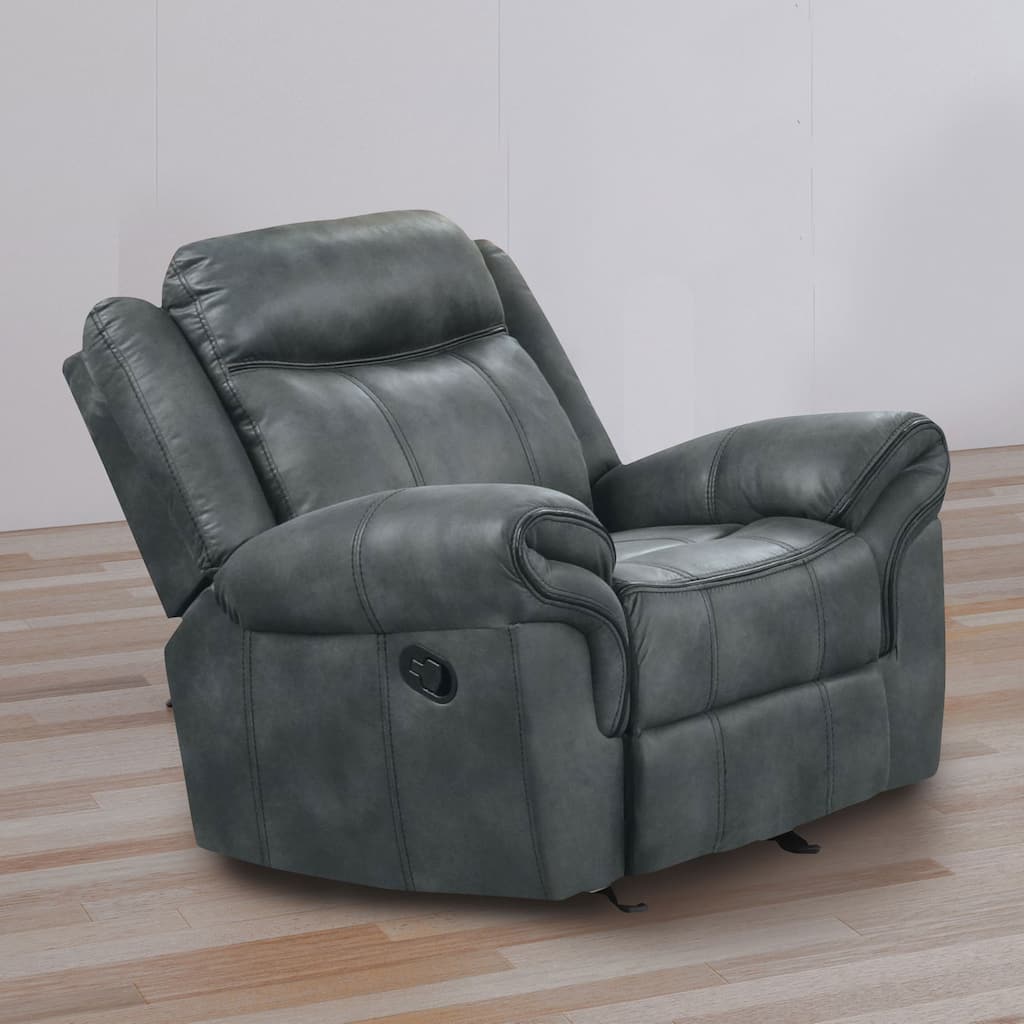 Verne Modern Brown Manual Glider Recliner