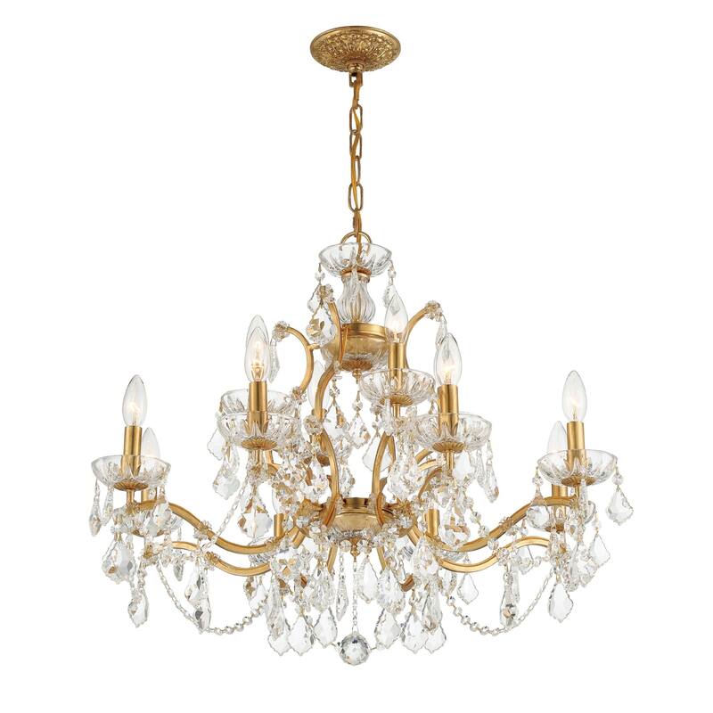 Crystorama Lighting Group 4456-CL-MWP Filmore 12 Light 29" Wide Clear