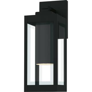 Earth Black LED Outdoor Wall Lantern from the Westover Collection