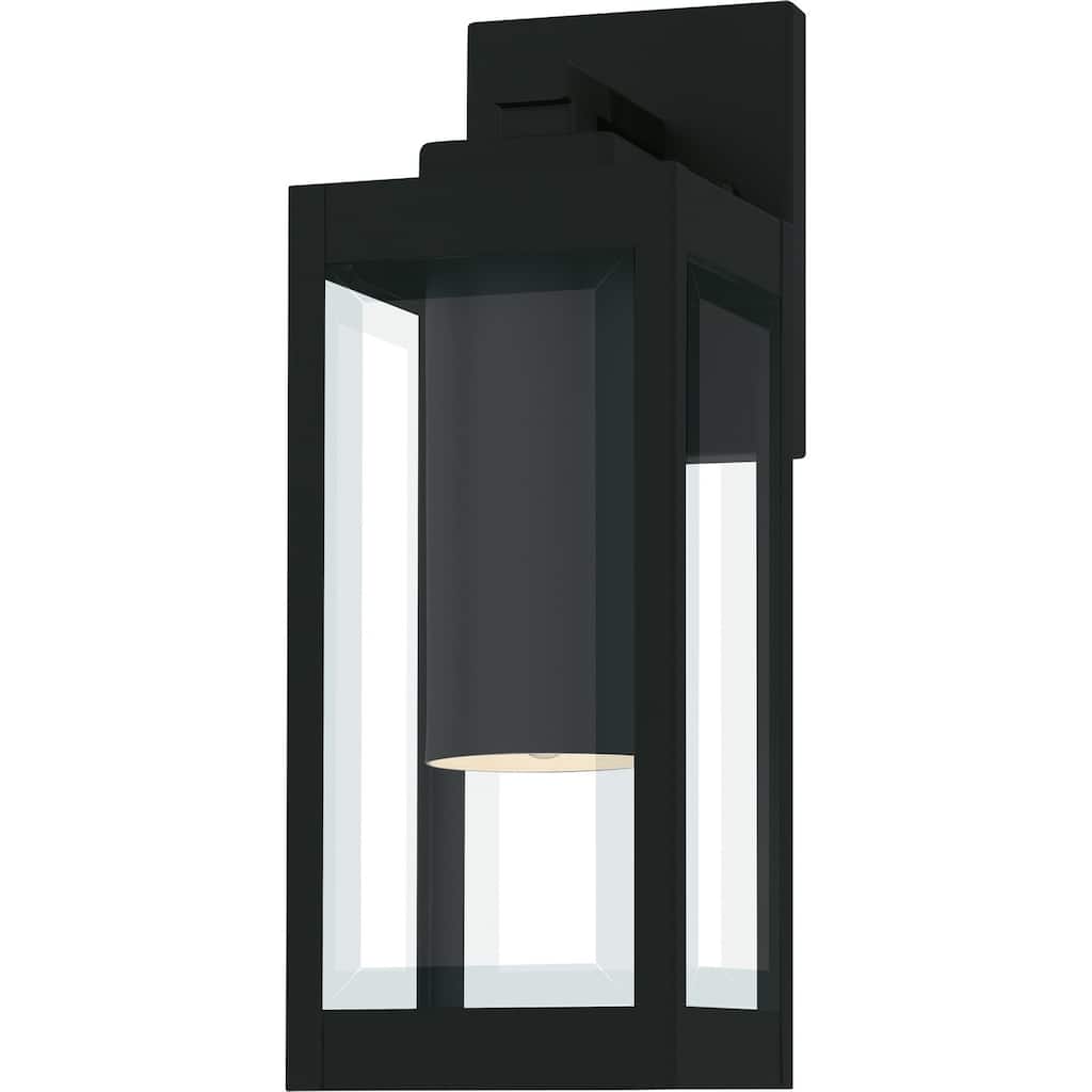 Earth Black LED Outdoor Wall Lantern from the Westover Collection