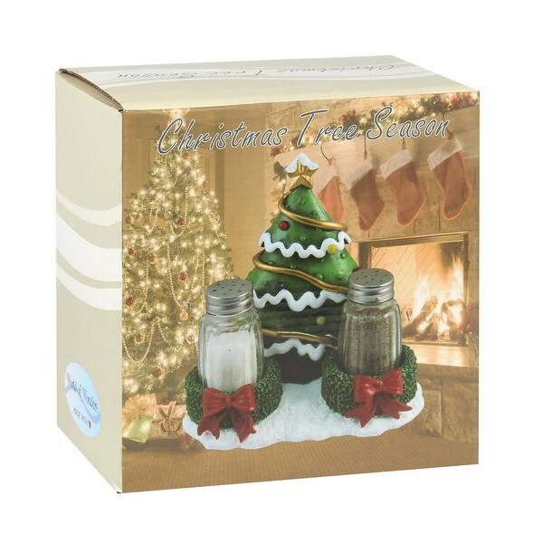 Shop Dwk Christmas Tree Salt And Pepper Shaker Set Holiday Theme