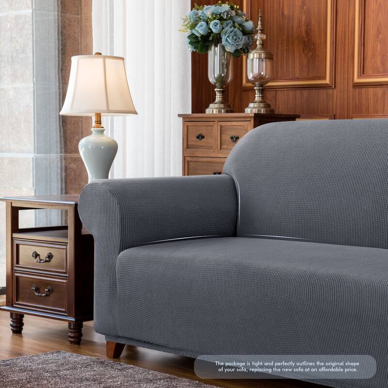 Subrtex Stretch Armchair Slipcover 1 Piece Spandex Furniture Protector