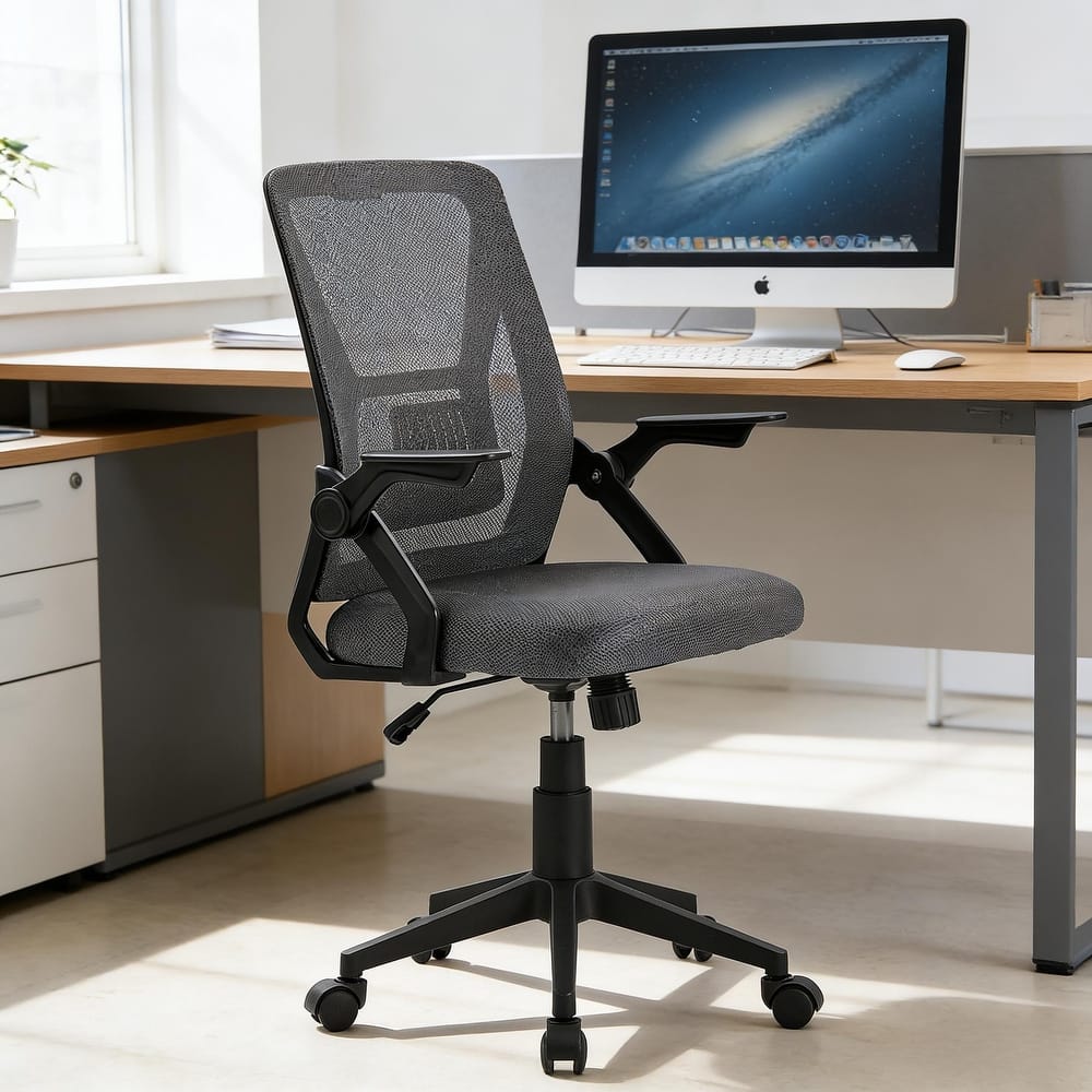 Javlergo Office Mesh Chair Computer Chair with Armrests and Lumbar Support Desk Chair