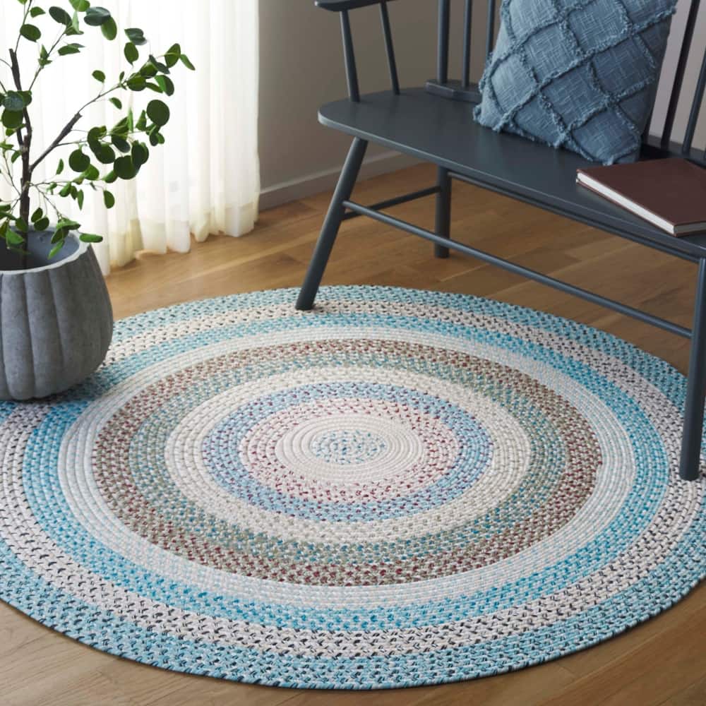 SAFAVIEH Handmade Braided Robena Machine Washable Country Rug