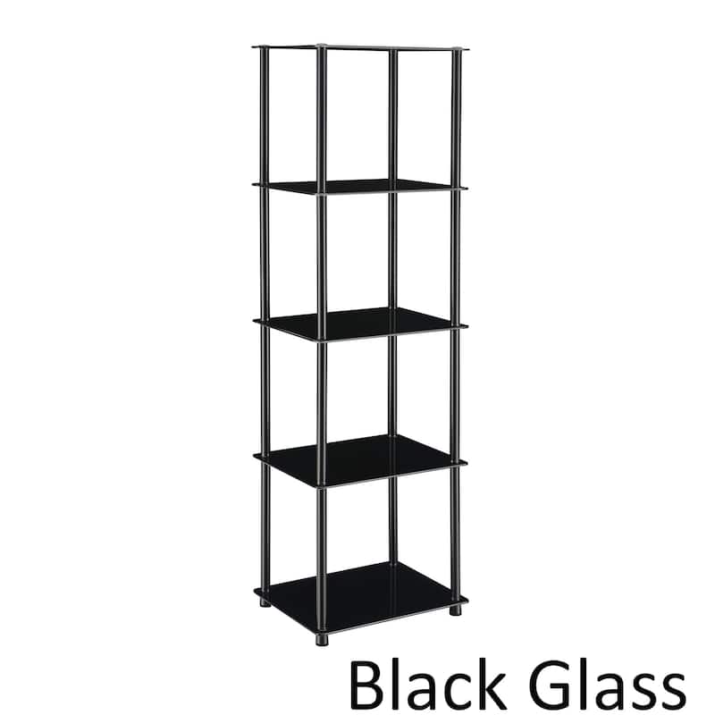 Convenience Concepts Designs2Go Classic Glass 5 Tier Tower