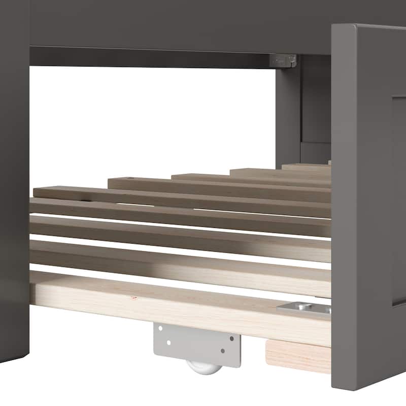 Cambridge Twin Wood Daybed with Twin Size Trundle