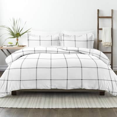 Becky Cameron Premium Ultra Soft Grid 3-Piece Duvet Cover Set