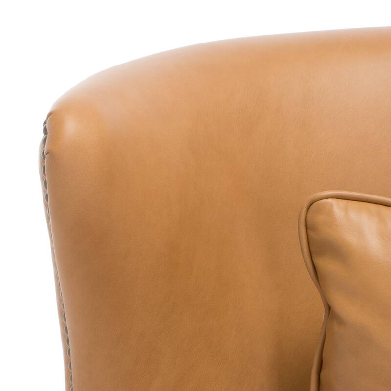 SAFAVIEH Couture Salbjorg Upholstered Chaise Lounger - 33 In W x 63 In D x 38.5 In H - 33Wx63Dx39H