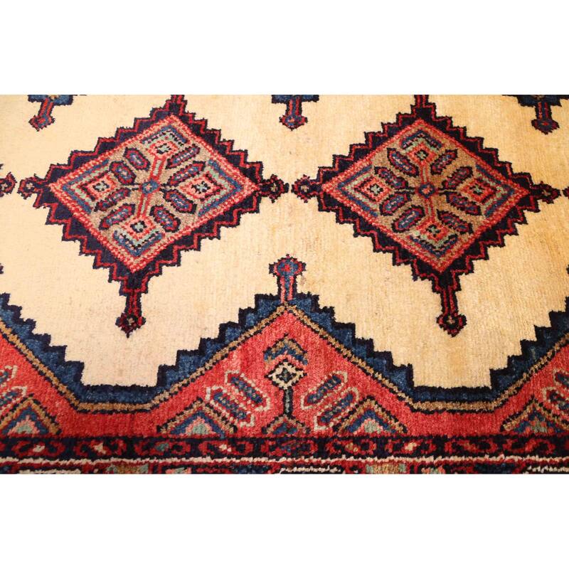 ECARPETGALLERY Hand-knotted Konya Anatolian Cream Wool Rug - 2'6 x 9'7