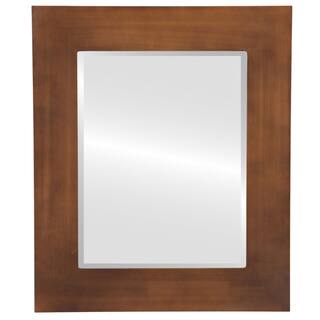 Ashland Framed Rectangle Mirror in Burnished Sunset Gold