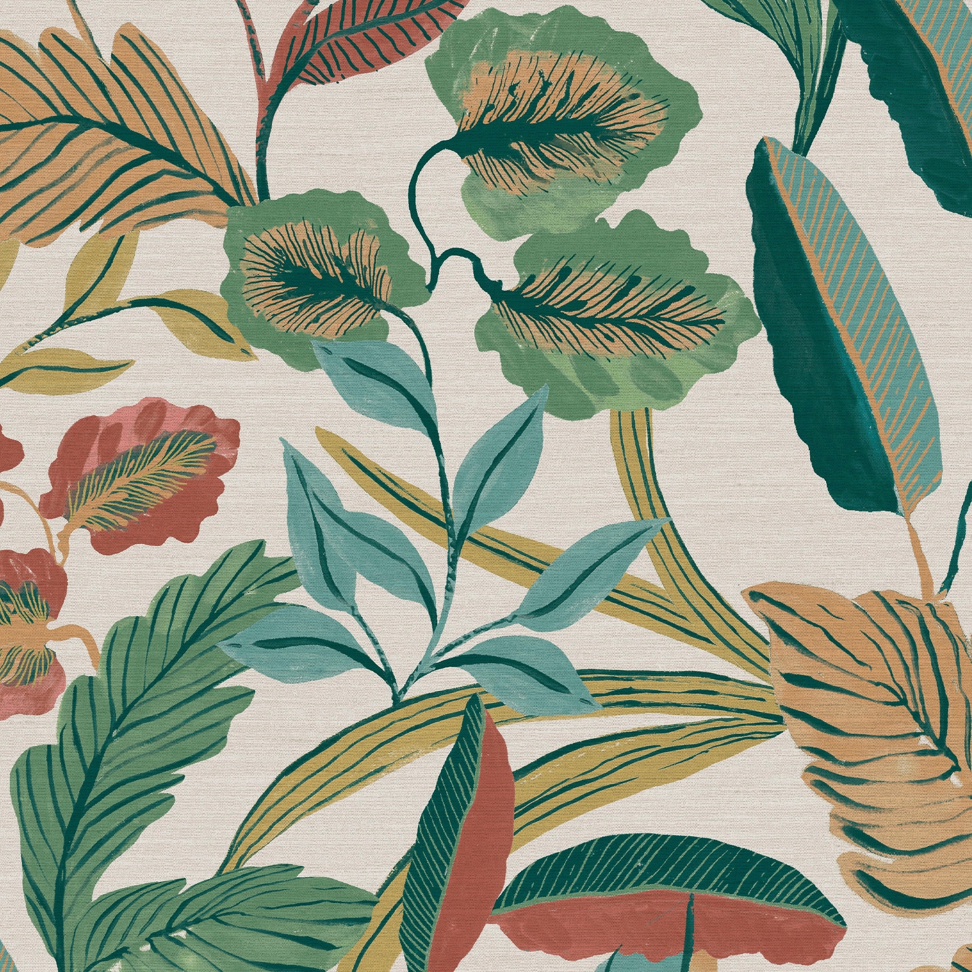 Sublime Paradise Arts Neutral Wallpaper