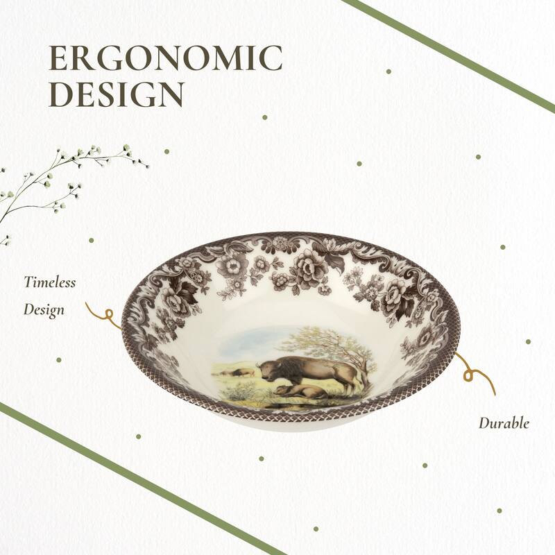 Spode Woodland Ascot Cereal Bowl