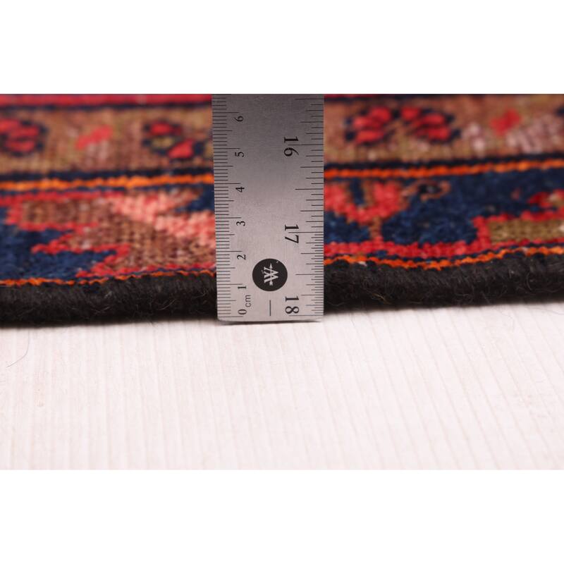 ECARPETGALLERY Hand-knotted Antalya Vintage Dark Navy Wool Rug - 4'0 x 6'5