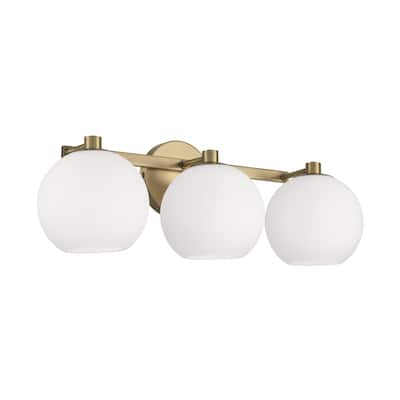 Ansley 3-Light Vanity - 22.75"W x 8"H x 7.75"E