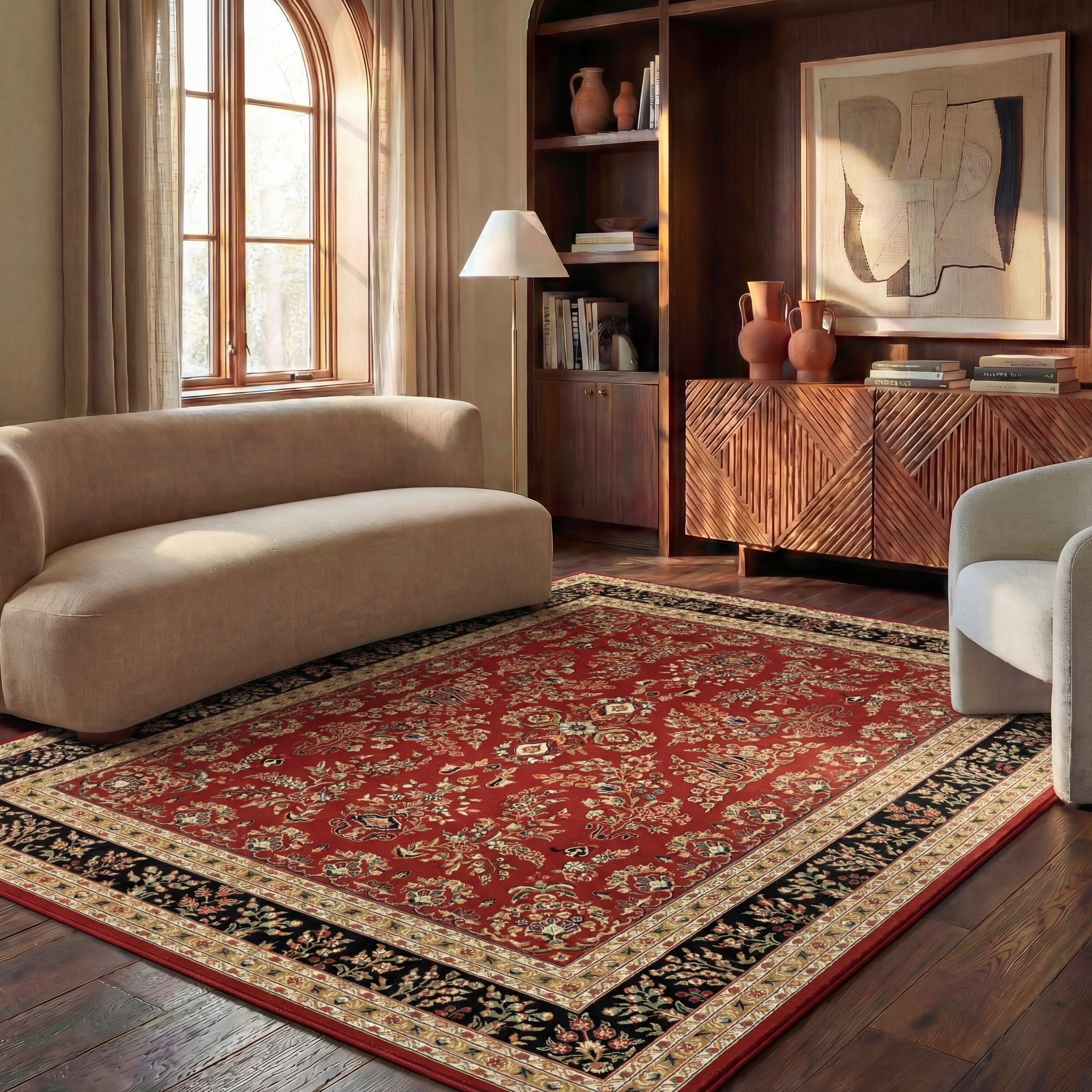 SAFAVIEH, Lyndhurst Sonja Traditional Oriental Rug - Overstock