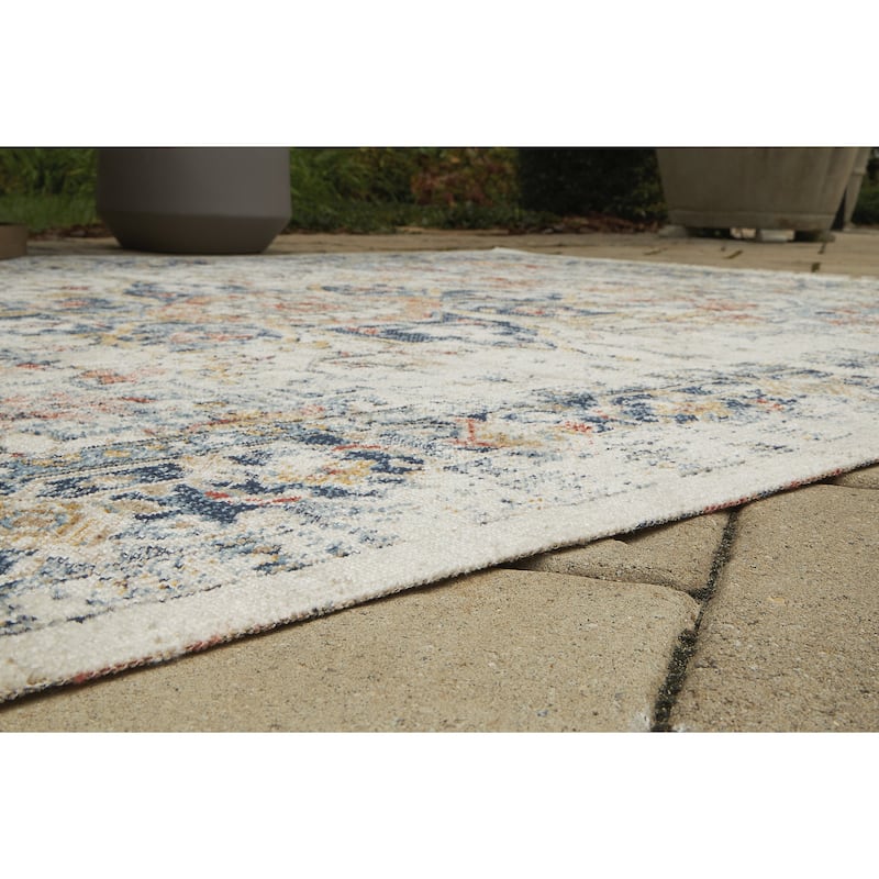 Signature Design by Ashley Jarrpage Green/Orange/Beige Rug