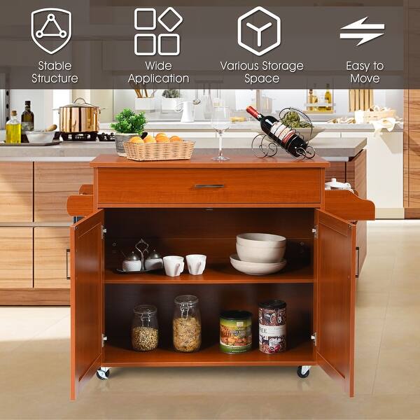 kitchen storage cabinet cart costway rolling kitchen island cart storage cabinet w towel kitchen storage cabinet cart costway rolling kitchen island cart storage cabinet w towel