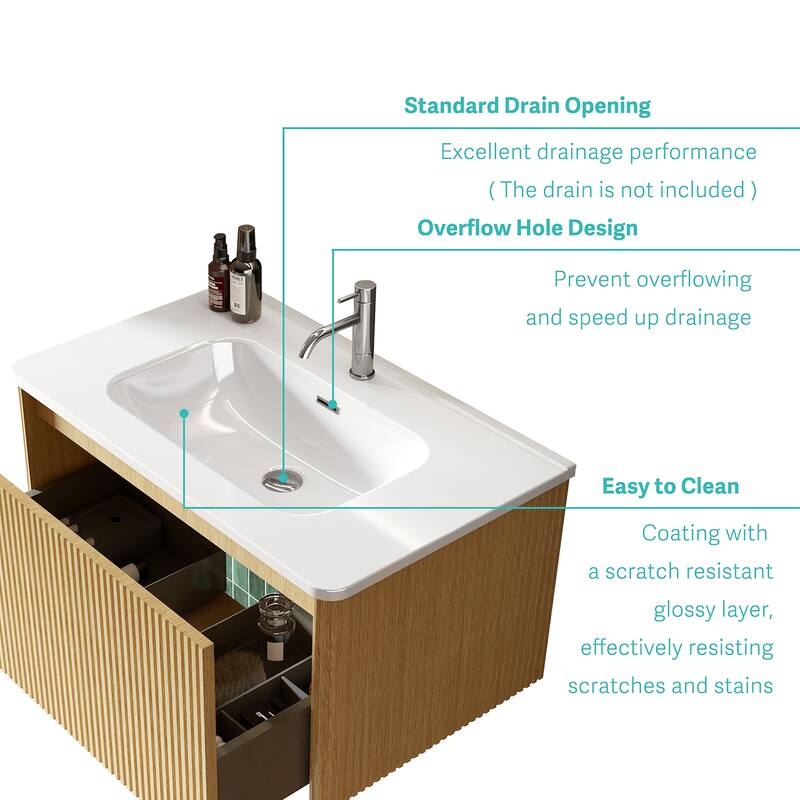 Topcraft Ceramic Bathroom Vanity Sinks