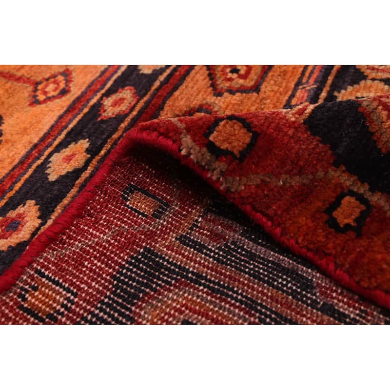 ECARPETGALLERY Hand-knotted Konya Anatolian Navy, Red Wool Rug - 4'5 x 6'0