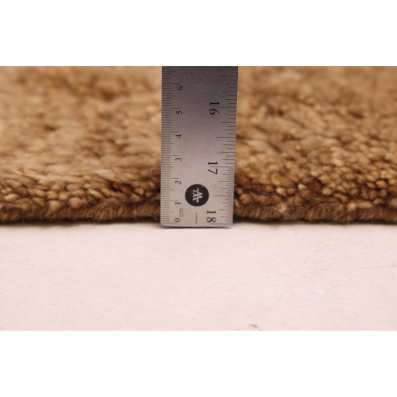 ECARPETGALLERY Hand-knotted Pak Finest Gabbeh Light Brown Wool Rug - 9'3 x 12'7