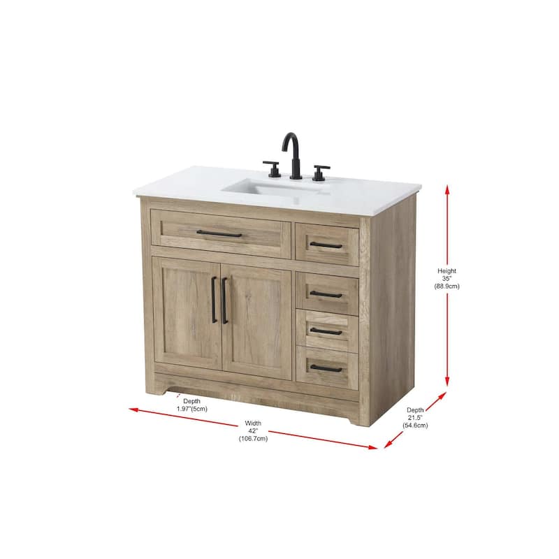 Nathaniel Single Bathroom Vanity (32-42 inch)