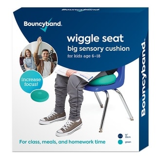 Bouncyband Big Wiggle Seat Sensory Cushion, Mint