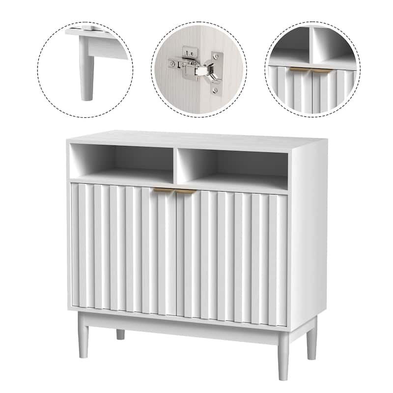 34 in. Buffet with Adjustable Shelves