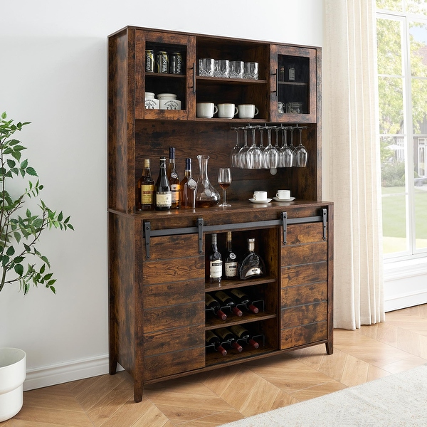 Bar cabinet and hutch hotsell