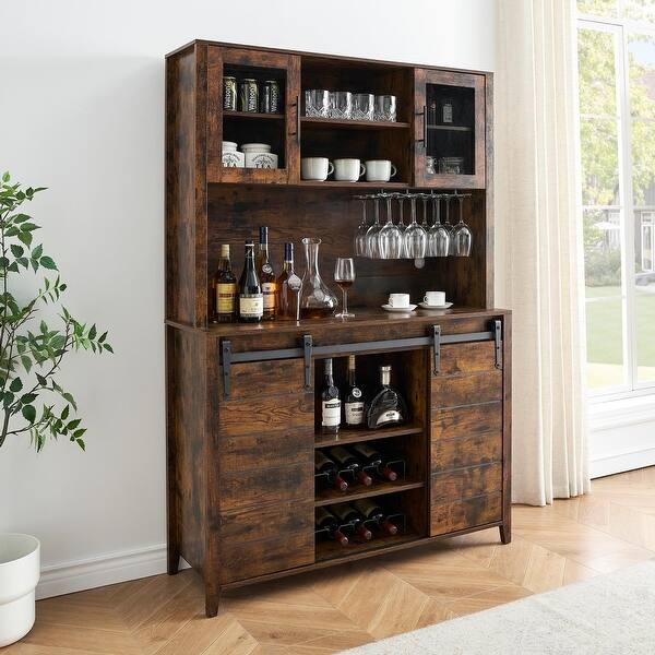 Doors Walnut Wine Cabinet Nordic Walnut Bar Wine Cabinets Glass