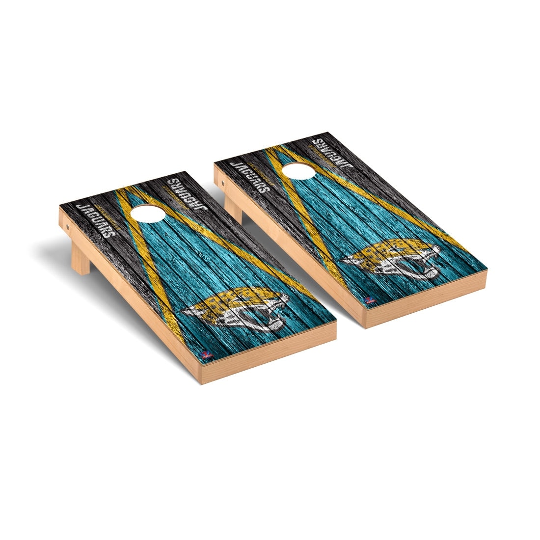 Jacksonville Jaguars 2x4 Pro Cornhole Boards - V6