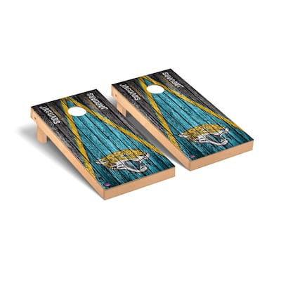 Jacksonville Jaguars NFL Football Triangle Cornhole Board Set