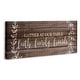 preview thumbnail 3 of 8, Stupell Faith Family Friends Quote Wood Pattern Rustic Phrase Canvas Wall Art