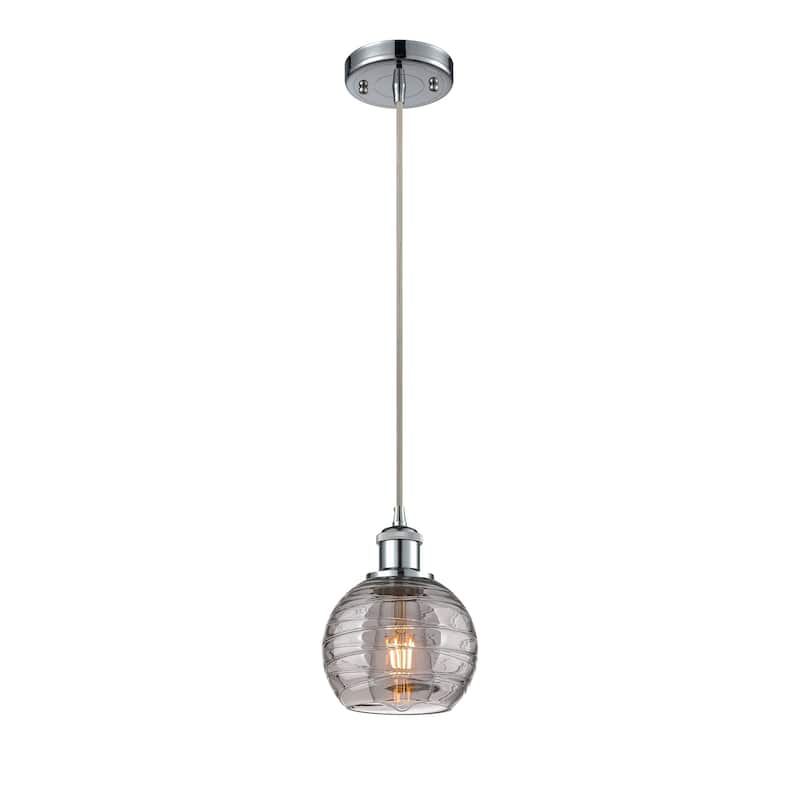 Innovations Lighting 516-1P-9-6 Athens Pendant Athens Deco Swirl 6"
