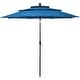 preview thumbnail 18 of 56, Gymax 10ft 3 Tier Patio Market Umbrella Aluminum Sunshade Shelter